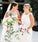 Elegant White Mermaid Chiffon Bridesmaid Dresses, Long Sleeveless Wedding Party Dress STC15218