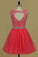 2024 Scoop Homecoming Dresses A Line Tulle With Applique &