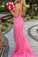 Strapless Long Mermaid Prom Dress with Slit