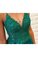Spaghetti Straps Evening Dress Appliqued Bodice V Neck Long Prom STCPP46R37D