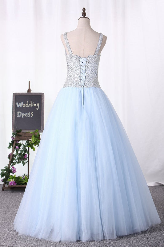 2024 Scoop Ball Gown Beaded Bodice Quinceanera