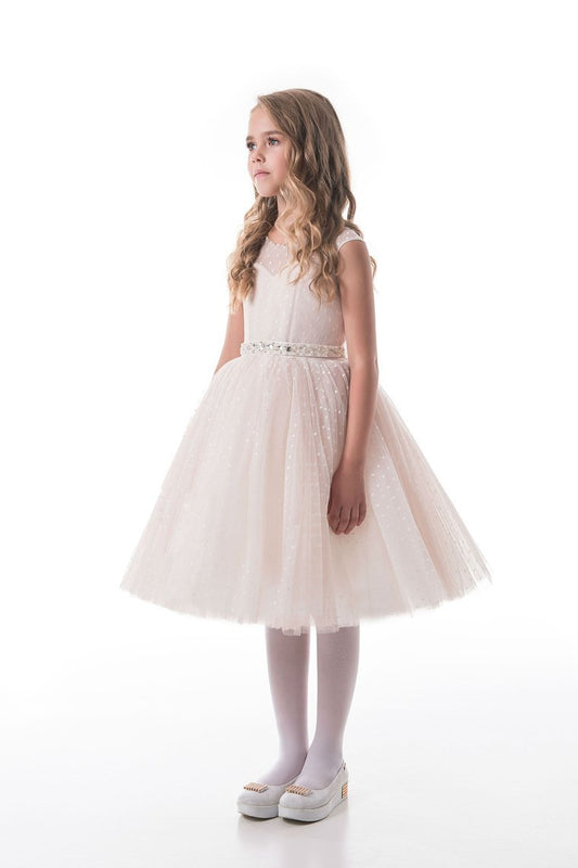 2024 New Arrival Scoop Flower Girl Dresses A Line Tulle With