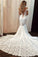 Sexy Off the Shoulder Lace Mermaid Ivory Wedding Dresses, Long Bridal Dresses STC15344