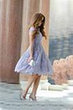 Knee Length Cap Sleeves A-Line Princess Short Lace Junior Homecoming Dress
