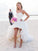A-Line/Princess Sweetheart Asymmetrical Sleeveless Organza Wedding Dresses TPP0006477