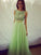 green prom Dress charming Prom Dress chiffon prom dress party dress Long prom dress