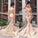 Lace Applique Mermaid Long Gold V-Neck Ruffles Sexy Straps Evening Dresses Party Dresses