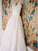 Charming A-Line Spaghetti Straps Ivory V-Neck Lace Sleeveless Wedding Dresses