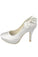 High Heel Ivory Elegant Comfy Simple Wedding Shoes